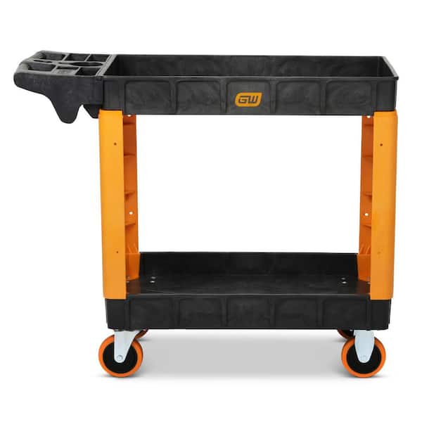 41 in. W 2-Shelf Heavy Duty Utility Cart