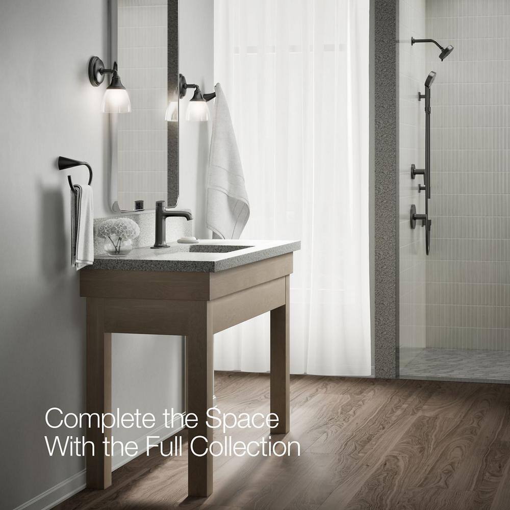 Matte Black Touchless Single Hole Bathroom Faucet