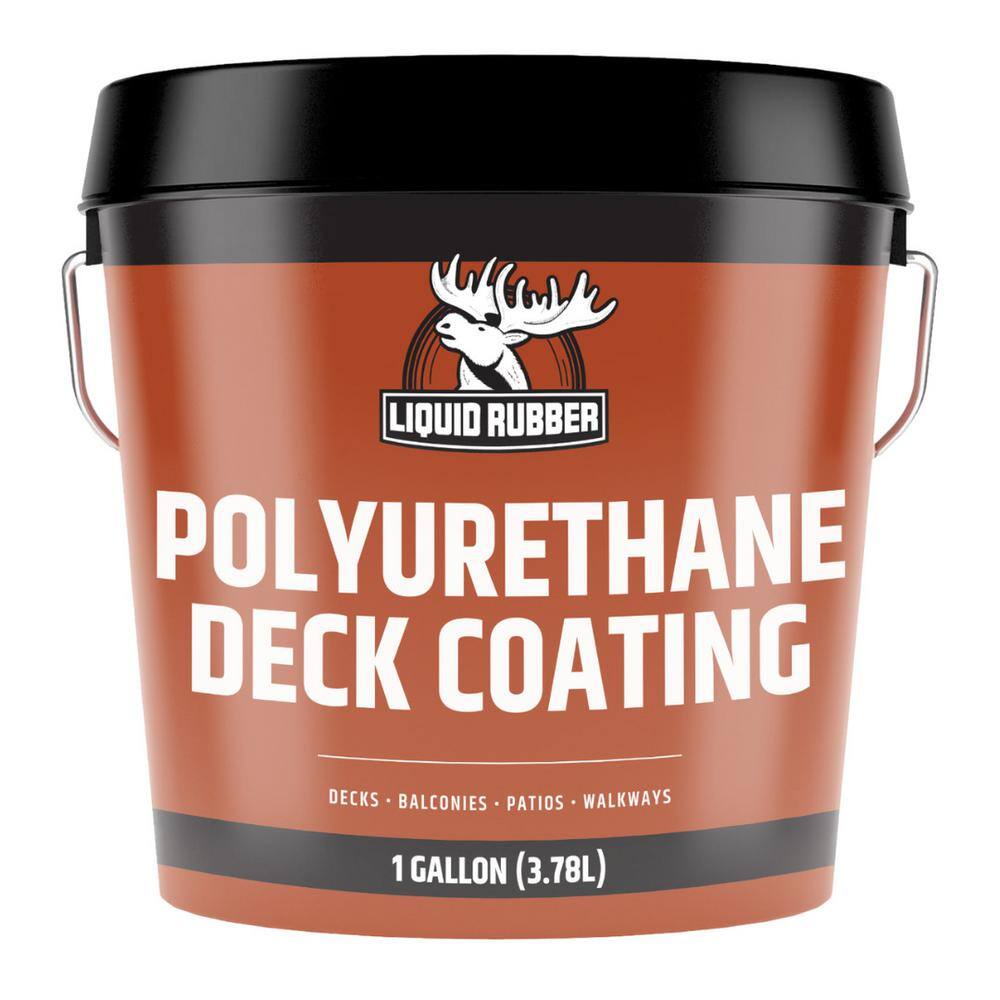 Textured Polyurethane Deck Coating, Misty Gray, 128 oz., 1 Gal. 16041US