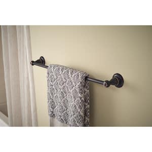 Porter 3 -Piece Bath Hardware Set with Towel Bar/Rack, Toilet Paper Holder, Hand Towel Holder in Oil Rubbed Bronze