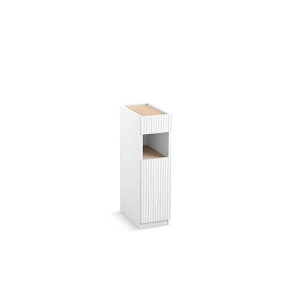 Spacity 10 in. W x 17.63 in. D x 35.23 in. H Bath Vanity Cabinet without Top in White