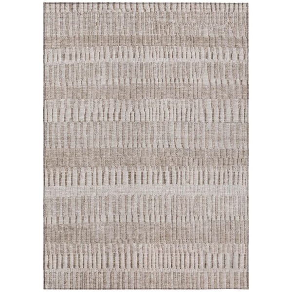 Chantille Machine Washable Indoor/Outdoor Abstract ACN2807 Beige 10 ft. x 14 ft. Area Rug
