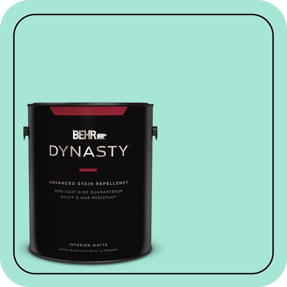 1 gal. #480A-2 Botanical Tint Matte Interior Stain-Blocking Paint and Prime