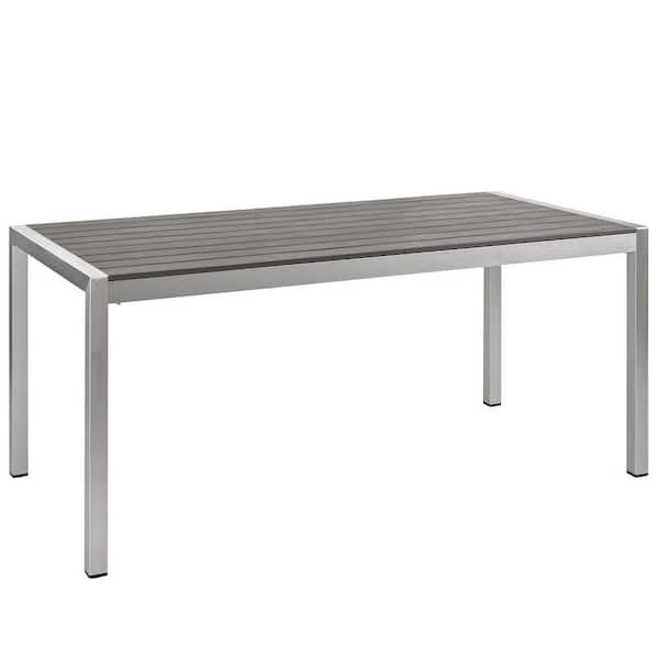 Modway shore outdoor patio aluminum bar table sale