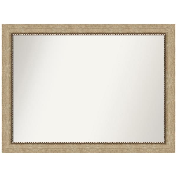 Amanti Art Astor Champagne 43 in. W x 32 in. H Non-Beveled Bathroom Wall Mirror in Champagne