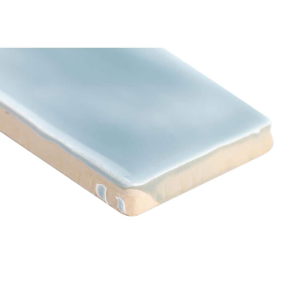 Brookline Light Blue 2" x 10" Polished Ceramic Subway Wall Tile