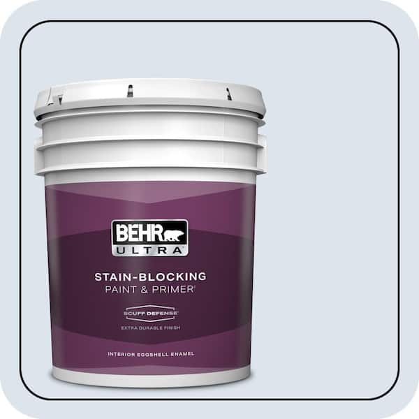 BEHR ULTRA 5 gal. #600C-1 Mystic Light Extra Durable Eggshell Enamel Interior Paint & Primer