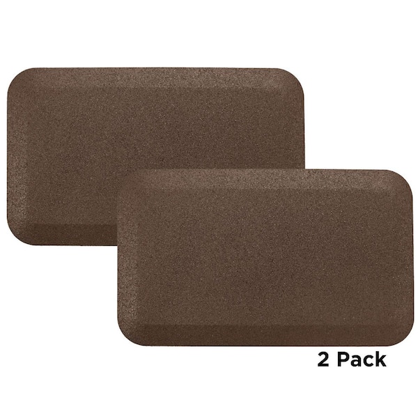 40" x 24" Brown Playground Mat-2 pack
