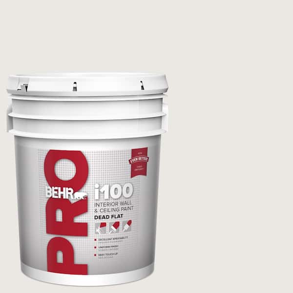 5 gal. #MQ3-32 Cameo White Dead Flat Interior Paint