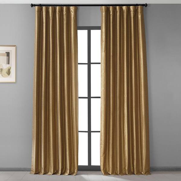 Exclusive Fabrics Furnishings, Antique Gold Blackout Curtains