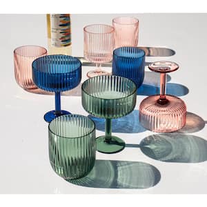 Mesa 14 oz. Dishwasher Safe Pink Acrylic Drinking Glass