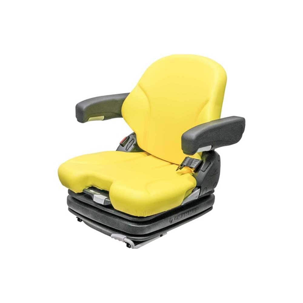 136 Air Suspension Seat : 12-Volt : With Armrests & Seat Belt : Yellow Vinyl price history on PriceWatchPro