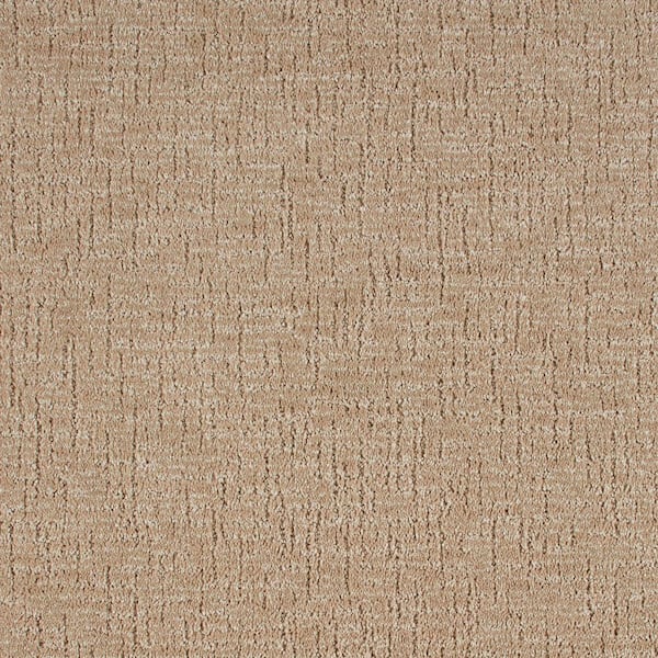 Lifeproof with Petproof Technology Truse Walked Path Beige 45 oz. Triexta Patterned Installed Carpet