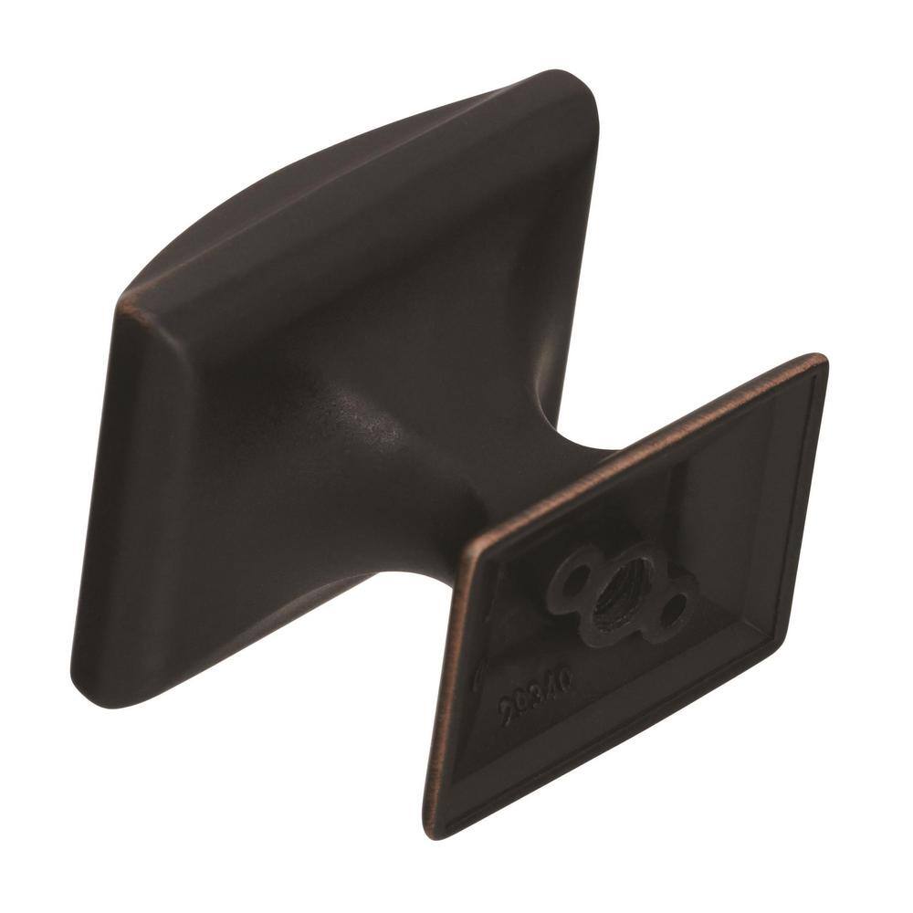 Candler Oil-Rubbed Bronze Rectangular Cabinet Knob 1-1/4 inch