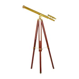 58 in. Gold Metal Telescope