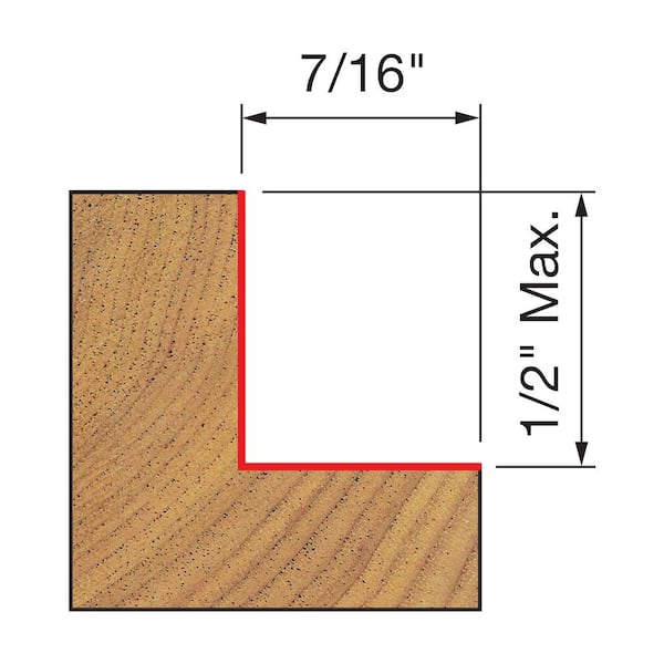 DIABLO 1/2 in. Multi-Rabbet Kit with Bearings DR32524 - The Home Depot