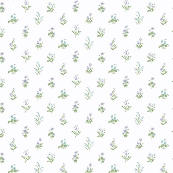 Norwall Mini Garden Spot in Purple, Turquoise, Green