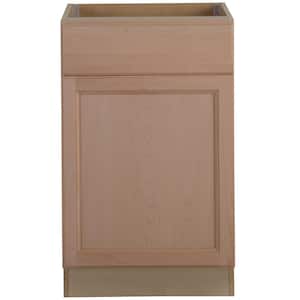Easthaven Assembled 21x34.5x24 in. Frameless Base Cabinet with Drawer in Unfinished Beech