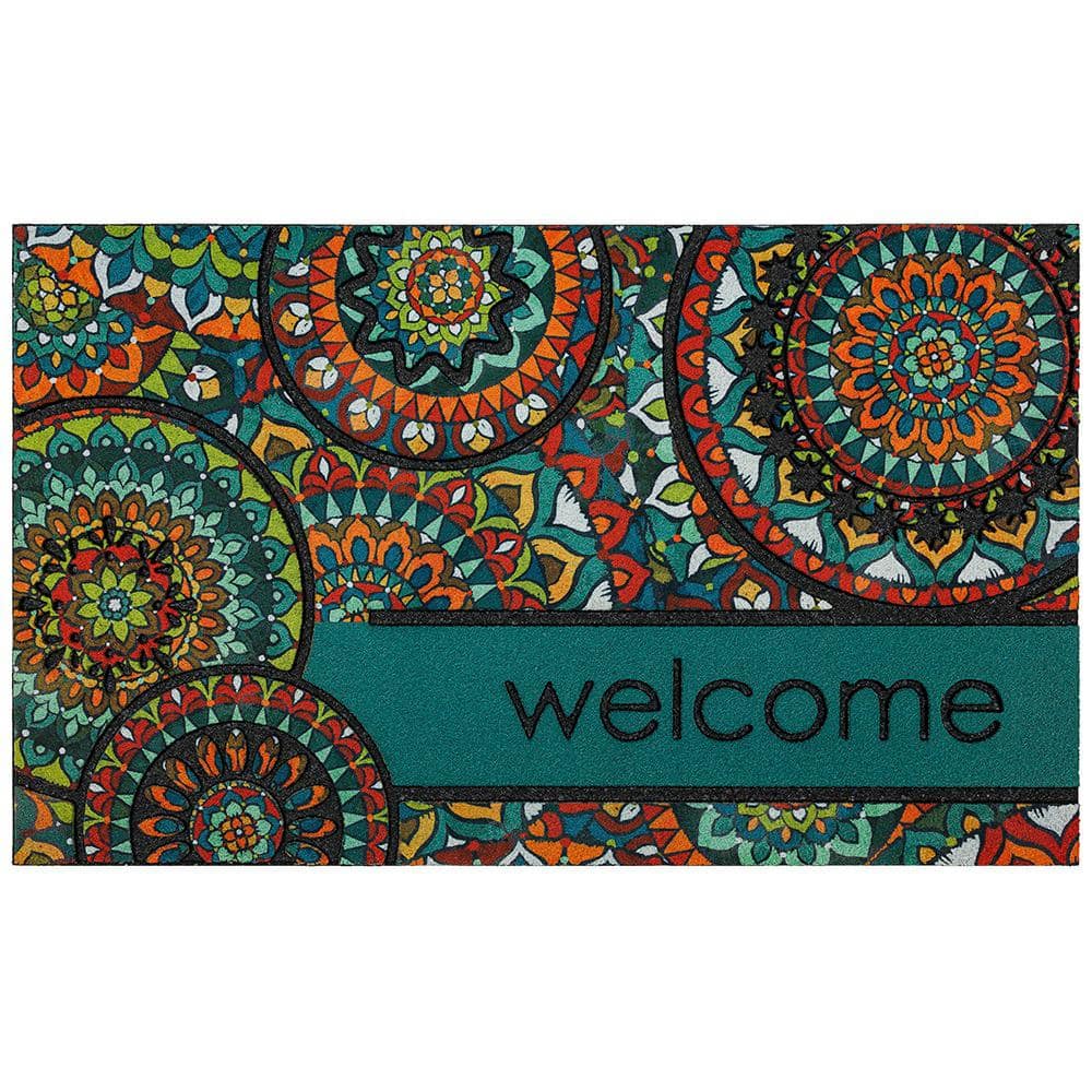  AMOAMI-Door Mat Outdoor Indoor Entrance Doormat-Boho