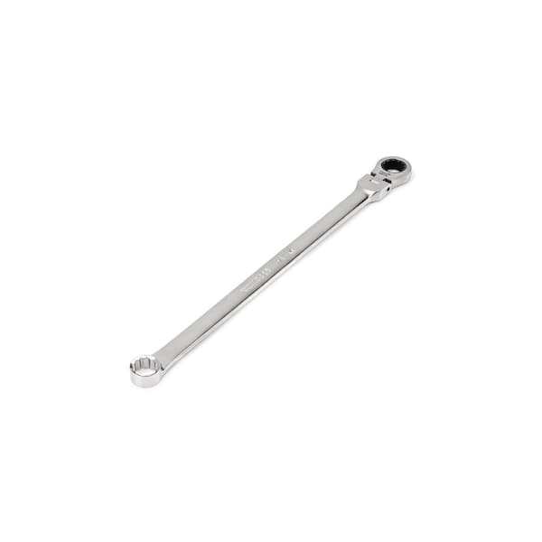 9/16 in. Long Fixed/Flex Head 12-Point Ratcheting Box End Wrench