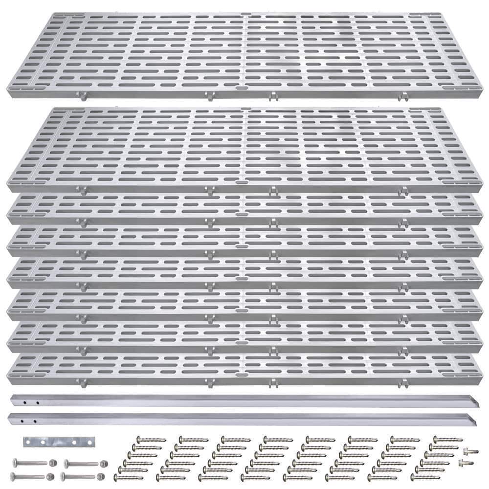 44.5 in. x 12 in. Polymer-Panels With Stainless Steel Screws For 4 ft. x 8 ft. QP-427 Dock And Other Outdoor Uses price history on PriceWatchPro