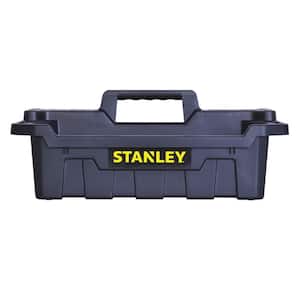 2-Compartment Storage Tote Tray and Small Parts Organizer