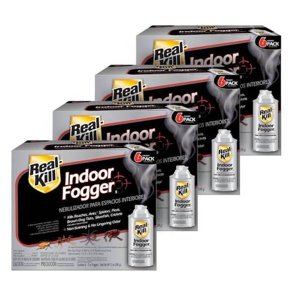 2 oz. Indoor Fogger Insect Killer Aerosol (6-Count) (4-Pack)