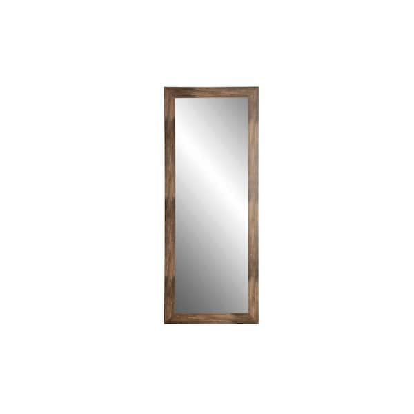BrandtWorks Oversized Brown/White Coastal Cottage Farmhouse Southwestern Mirror (71 in. H X 32 in. W)