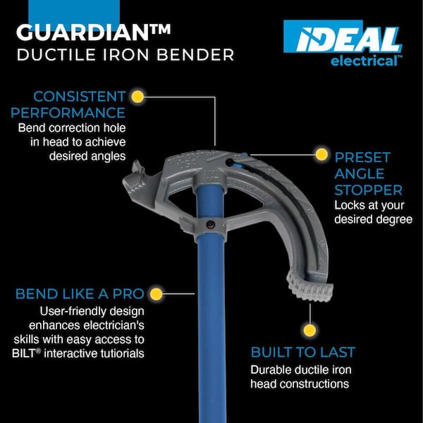 1/2 in. EMT Guardian Conduit Bender with Handle