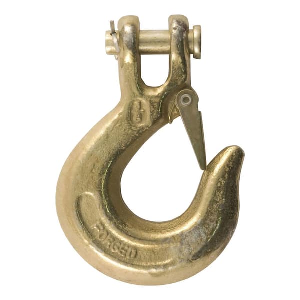 CURT 3/8 in. Safety Latch Clevis Hook (18,000 lbs., 3/8 in. Pin)