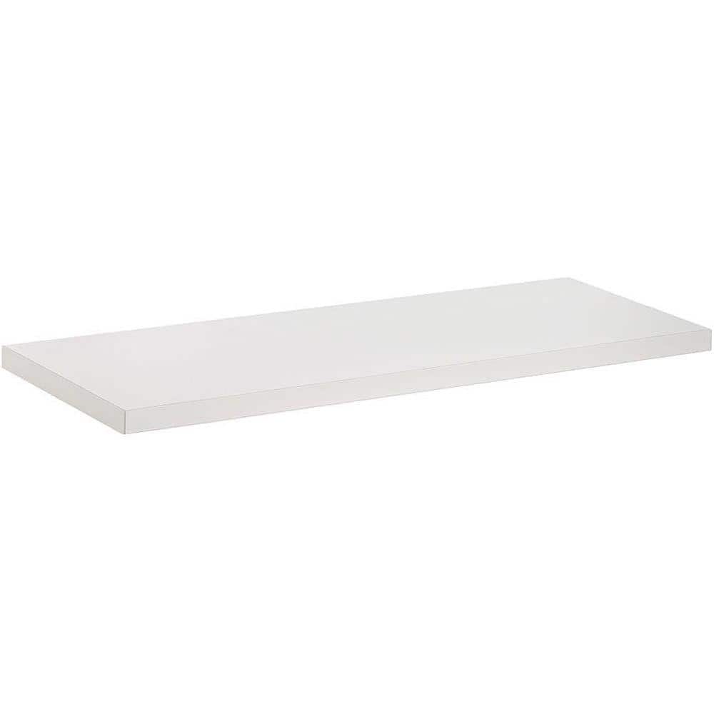 Dolle 31 in. x 3/4 in. x 12 in. Lite Shelf in White 55091 The Home Depot