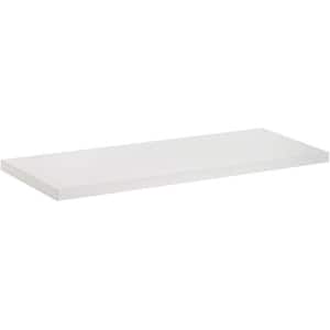 31 in. x 3/4 in. x 12 in. Lite Shelf in White