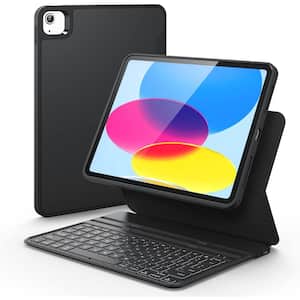 Keyboard Magnetic Case for iPad 10th Generation, Light and Portable, Black