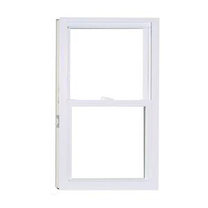 28 in. x 54 in. 50 Series Low-E Argon SC Glass Double Hung White Vinyl Replacement Window, Screen Incl