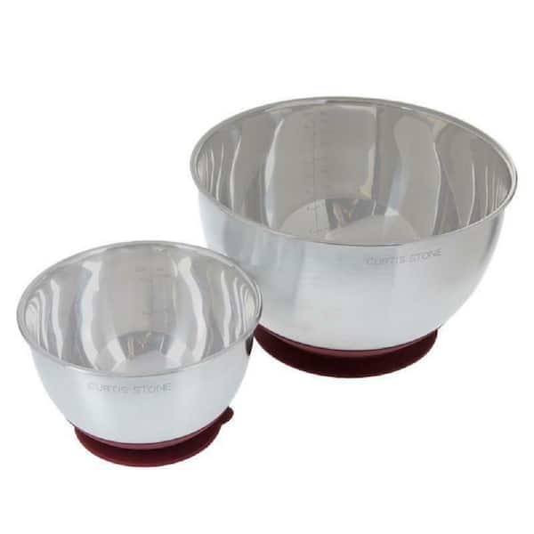 Oster 3 Piece Stainless Steel Multifunction Prep Bowl Set