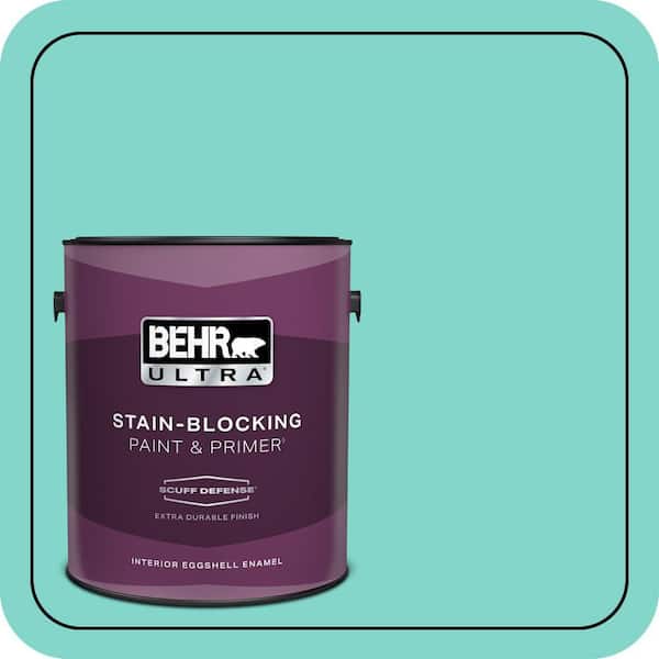 BEHR ULTRA 1 gal. Home Decorators Collection #HDC-MD-09 Island Oasis Extra Durable Eggshell Enamel Interior Paint & Primer