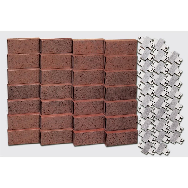 Argee 25 ft. Decorative Plastic Brick Edging Argee 25 ft. Decorative Plastic Brick Edging