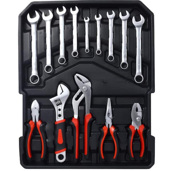 Flynama 899-Piece Home Repair Tool Set Kit for Men, Toolbox
