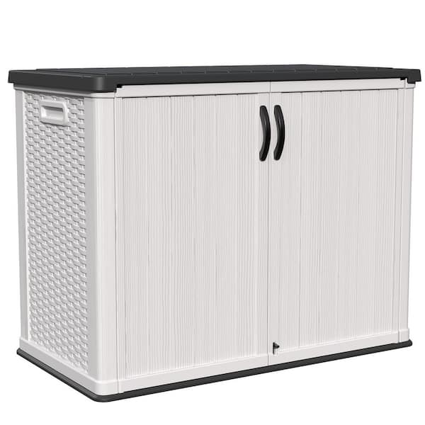 Patiowell 4 ft. W x 2.1 ft. D in. D Resin Vertical Storage Plastic