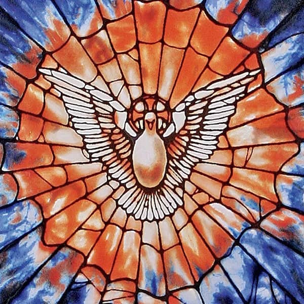 Home Decor: Holy Spirit Glass Suncatcher