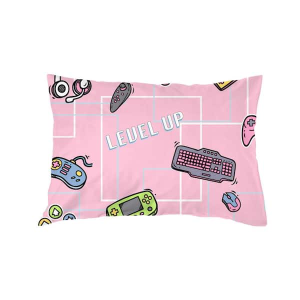 KIDZ MIX Gamer Girl 5-Pieces Bed In A Bag with Sheet Set, Microfiber, Multi-Color, Twin
