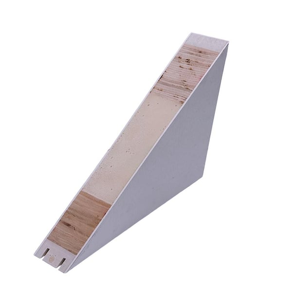 Regency 36 in. x 96 in. 2P Squaretop LHIS Unfinished White Fiberglass Prehung Front Door with 4-9/16 Jamb