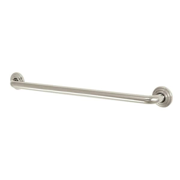 Kingston Brass Restoration 30 in. x 1-1/4 in. Grab Bar in Polished Nickel