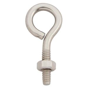 Marine Grade Stainless Steel 1/4-20 X 2-5/8 in. Eye Bolt includes Nut