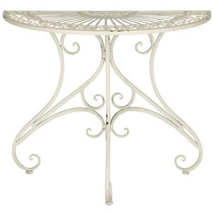 iron table outdoor safavieh annalise accent antique round frame primary finish