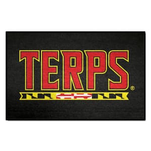 Maryland Terrapins Black 2 ft. x 3 ft. Starter Mat Area Rug