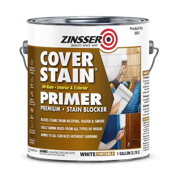 Cover Stain 1 Gal. White High Hide Oil-Based Interior/Exterior Primer and Sealer