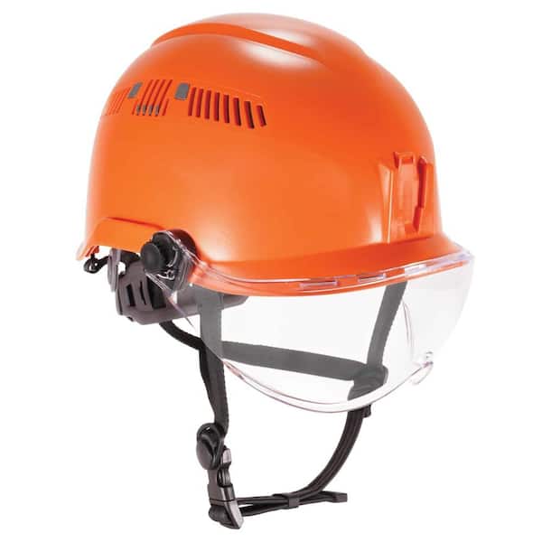 Ergodyne Skullerz Anti-Fog Clear Lens Orange Class C Safety