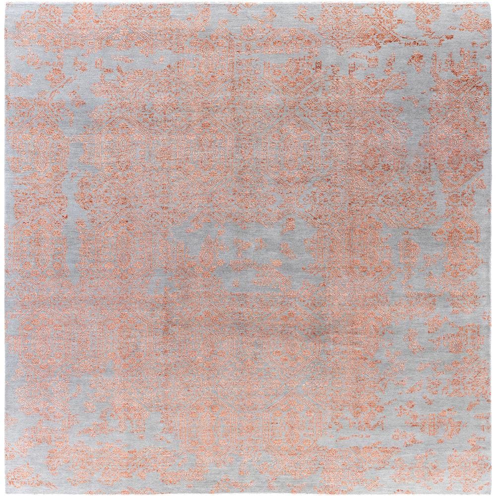 Ikat Gray 8 X 10 Hand-Knotted Wool Silk Indoor Area Rug price history on PriceWatchPro