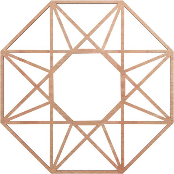 Ekena Millwork 0.25 in. x 8.5 in. x 22 in. Wood Medallion Moulding